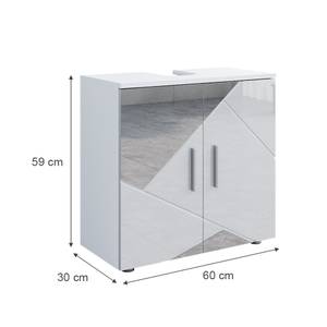 Meuble sous vasque simple Irma 39623 Blanc