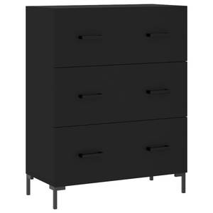 Highboard DE3411 Schwarz - Holzwerkstoff - 34 x 180 x 70 cm