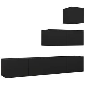 TV-Schrank 4er Set D625 Schwarz