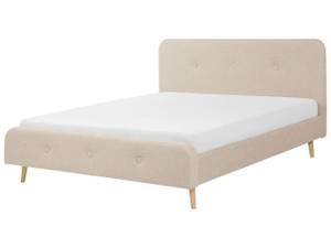 Doppelbett RENNES Beige - Creme - Eiche Hell - 192 x 112 cm