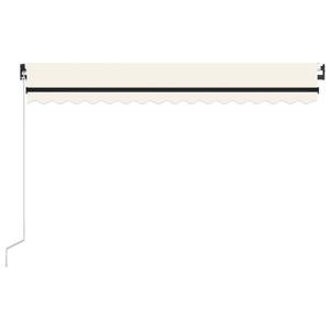 Auvent rétractable 3007204-1 Blanc crème - 300 x 1 x 450 cm