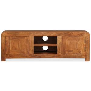 TV-Möbel 244679 Braun - Massivholz - Holzart/Dekor - 120 x 40 x 30 cm