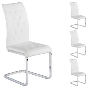 Chaises CHLOE (Lot de 4) Blanc