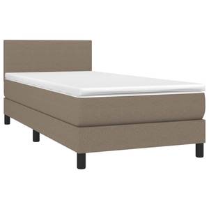 Boxspringbett 3017265-2 Taupe - Breite: 100 cm