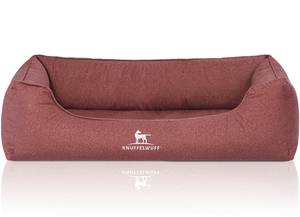 Orthopädisches Hundebett Malou Rot - 75 x 105 cm