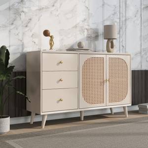 Sideboard Natur Ⅲ Beige - Holzwerkstoff - 40 x 83 x 120 cm