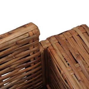 Sofa(2er Set) 298259-2 Braun - Rattan - Massivholz - Holzart/Dekor - 195 x 67 x 80 cm