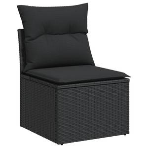 Gartensitzgruppe K6985(9-tlg) Schwarz - Massivholz - 69 x 62 x 62 cm