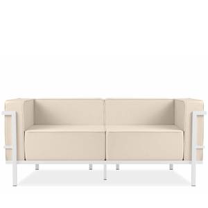 Gartensofa TRIGLO Creme - Weiß - Breite: 164 cm