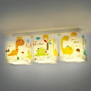 Kinder Deckenleuchte Dinos Kunststoff - 50 x 21 x 14 cm