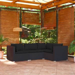 Salon de jardin (lot de 4) 3013632-14 Noir