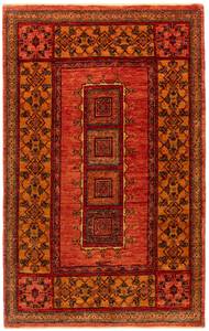 Tapis Kashkuli XVIII Orange - Textile - 107 x 1 x 174 cm