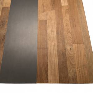 Table basse carrée en teck recyclé Marron - En partie en bois massif - 120 x 40 x 120 cm