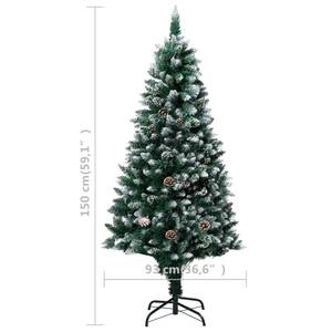 künstlicher Weihnachtsbaum 3009440-1 Bronze - Gold - Grün - Weiß - 93 x 150 x 93 cm