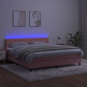 Boxspringbett 3017268-18 Pink - Breite: 180 cm