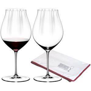 Pinot Noir + Tuch Performance 2er Set Glas - 11 x 25 x 11 cm