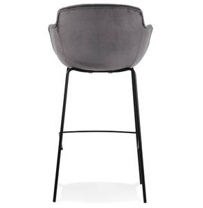 Tabouret De Bar LARISSA Noir - Gris