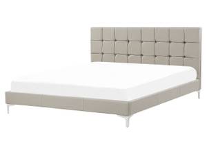 Doppelbett AMBERT Grau - Taupe - Breite: 168 cm