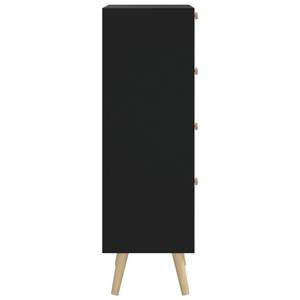 Highboard DE7997 Schwarz - Holzwerkstoff - 30 x 95 x 40 cm