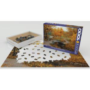 Puzzle Herbst in einem alten Park Papier - 26 x 6 x 36 cm