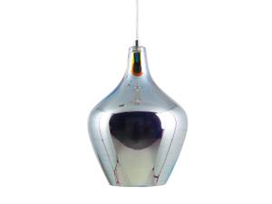 Lampe suspension SANGONE Argenté - Verre - 23 x 148 x 23 cm