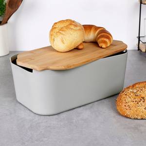 Brotkasten 259302 Grau - 19 x 12 x 33 cm