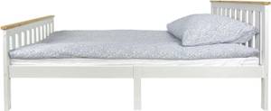 Lit avec un matelas PINE 90/200 Blanc - Bois manufacturé - 99 x 83 x 207 cm