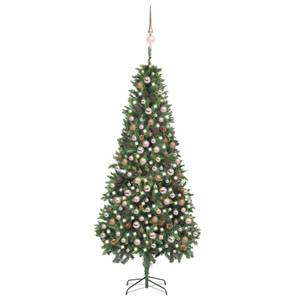 Arbre de noël Doré - Vert - 119 x 210 x 119 cm