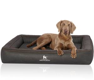 Orthopädisches Hundebett  Montego Schwarz - 65 x 85 cm