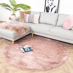 Hochflor Teppich R Comfy Pink - 200 x 200 cm