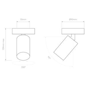 Strahler, Spots & Aufbaustrahler Can Schwarz