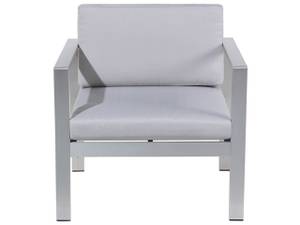 Set de jardin SALERNO Gris - Métal - 142 x 80 x 70 cm