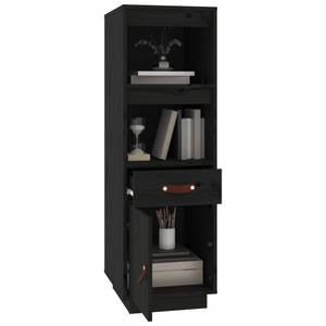 Highboard DE8236 Schwarz - Massivholz - 40 x 109 x 34 cm