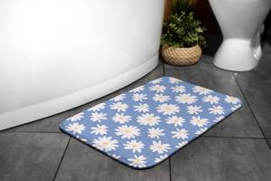 Badteppich Florales Muster 75 x 45 x 75 cm