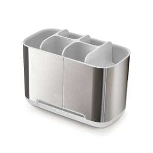 Organizer Badezimmerzubehör Easy-Store Silber - Metall - Kunststoff - 9 x 14 x 10 cm