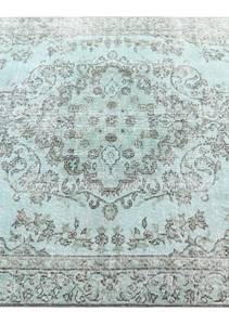 Tapis Ultra Vintage XXX Turquoise - Textile - 152 x 1 x 262 cm