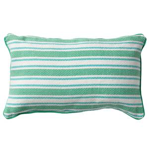 Housse de coussin Stripes Vert - Textile - 50 x 30 x 50 cm