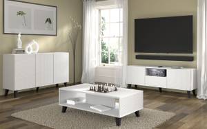 Commode Ravenna PC 150 3D Noir - Blanc