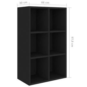 Bücherschrank 297723 Schwarz