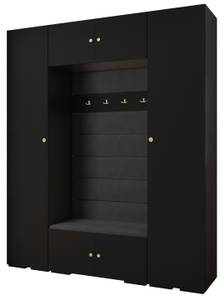 Garderobe Inova 2 Z13 Schwarz - Gold - Gold