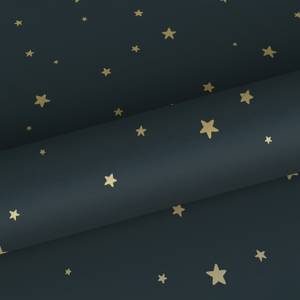 Tapete kleine Sterne 7344 Blau - Naturfaser - Textil - 53 x 1005 x 1005 cm