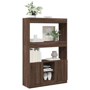 Highboard DE4512 Braun - Holzwerkstoff - 33 x 140 x 92 cm