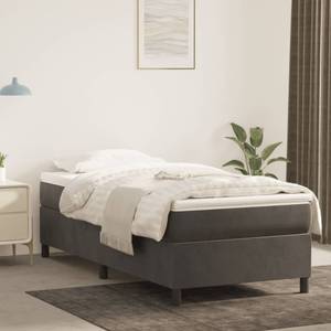 Cadre de lit 3016030-2 Gris foncé - 203 x 35 cm