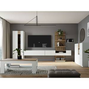 Wohnzimmer Levin 32 (6-teilig) Grau - Holzwerkstoff - 451 x 195 x 41 cm