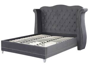 Doppelbett AYETTE Grau - Breite: 225 cm