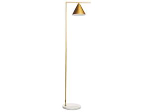 Grande lampe MOCAL Doré - Blanc - Métal - 35 x 155 x 28 cm