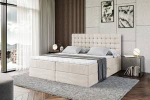 Boxspringbett - VIONE Ecru - Breite: 120 cm - H4