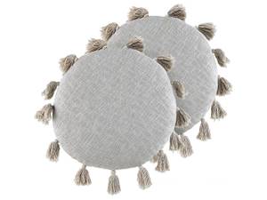 Coussin décoratif MADIA Gris - Nombre de pièces dans le lot : 2