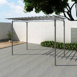 Arche de jardin 40791 Argenté - Métal - 190 x 215 x 320 cm