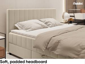 Boxspringbett Piaf Beige - Breite: 166 cm - H4